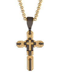 black and yellow cross