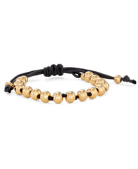 adjustable gold bead bracelet