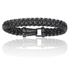 blacked out mens bracelet