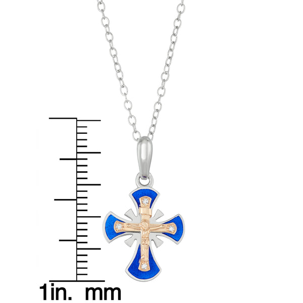 EURO enamel cross