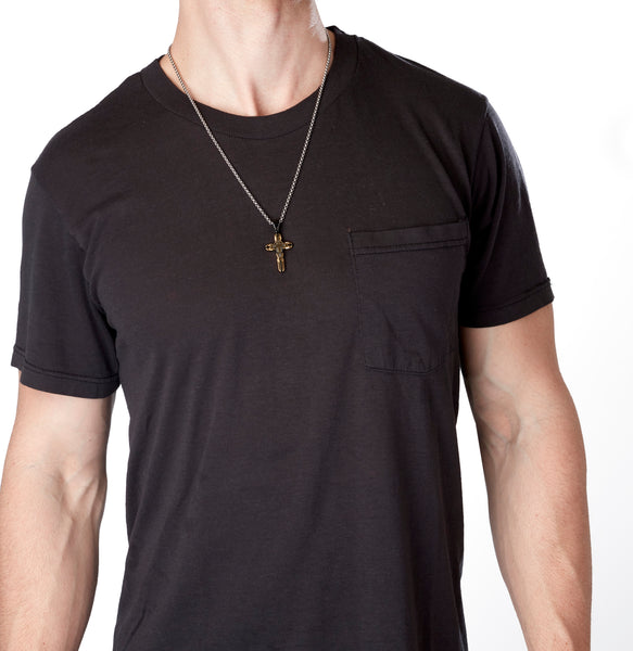 black and gold cross
