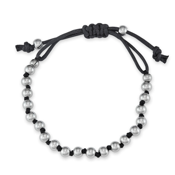 adjustable metal bead bracelet
