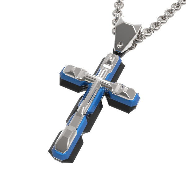 blue steel cross